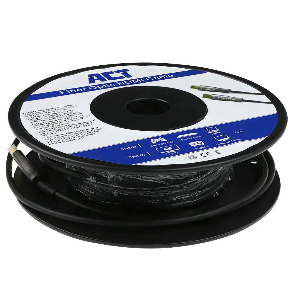 ACT AK3931 15m HDMI Premium 4K Aktīvais optiskais kabelis Photo 6
