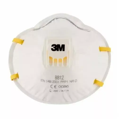 3M 8812 Respirator Mask with Valve Photo 2