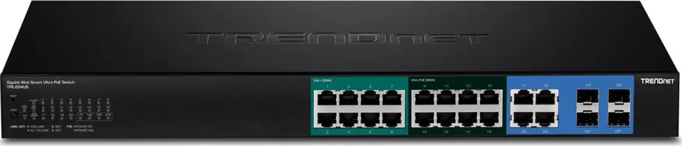 Pārvaldāms slēdzis Trendnet TPE-204US Photo 2