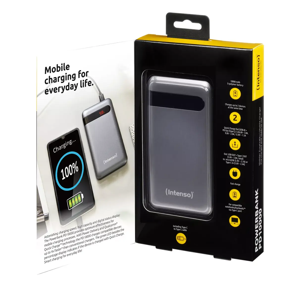 Portable Battery Intenso PD10000 7332330 Photo 3