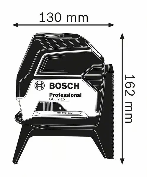 Līnijas/punkta līmenis Bosch GCL 2-15 Photo 3