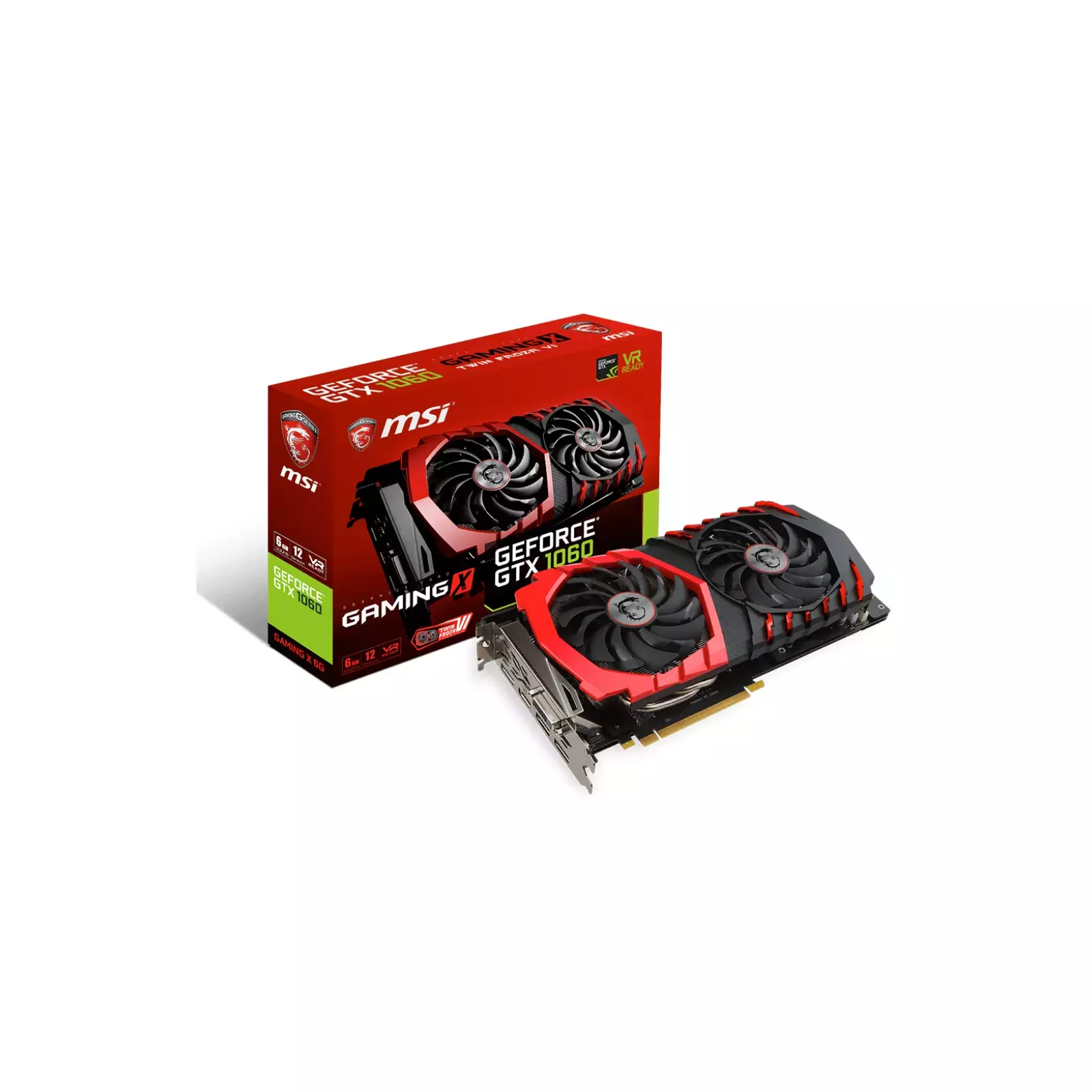 MSI GeForce GTX 1060 GAMING GTX 1060 GAMING X 6G | AiO.lv