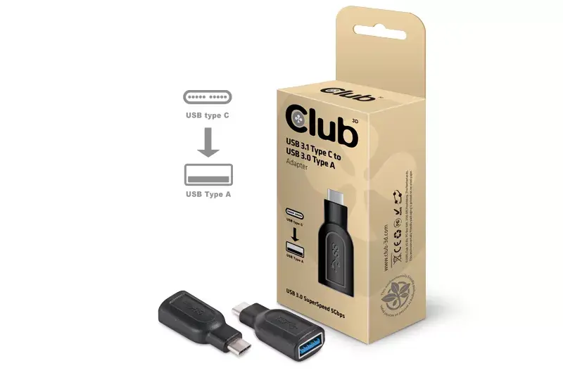 Адаптер USB 3.1 Type C на USB 3.0 CLUB3D CAA-1521 Photo 4