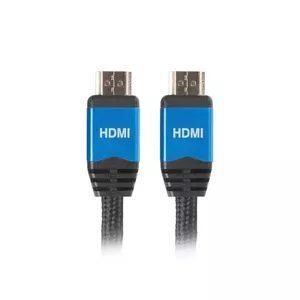 HDMI cable LANBERG CA-HDMI-20CU-0018-BL 1.8 m, HDMI 2.0, 18 Gbit/s, 2160p, ARC, Ethernet