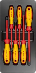 Manual screwdriver set Knipex 00 20 12 V01