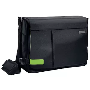 Messenger bag LEITZ Complete 15.6" Smart Traveller — for laptops up to 39.6 cm, polyester/metal/leather, 0.78 kg