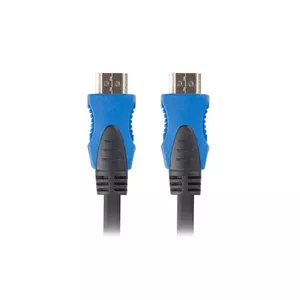 HDMI kabelis LANBERG CA-HDMI-20CU-0018-BK 1.8 m, HDMI 2.0, 18 Gbit/s, 144 Hz, ARC, Ethernet, zelta pārklājuma kontakti