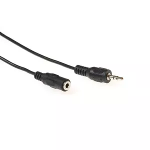 ACT AK2031 audio kabelis 5 m 3.5mm Melns