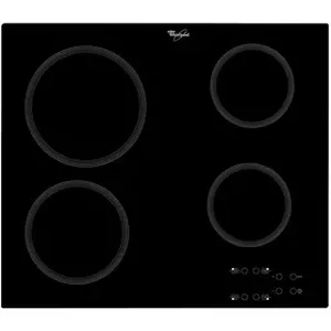 Whirlpool AKT 801/NE hob Black Built-in 58 cm Zone induction hob 4 zone(s)