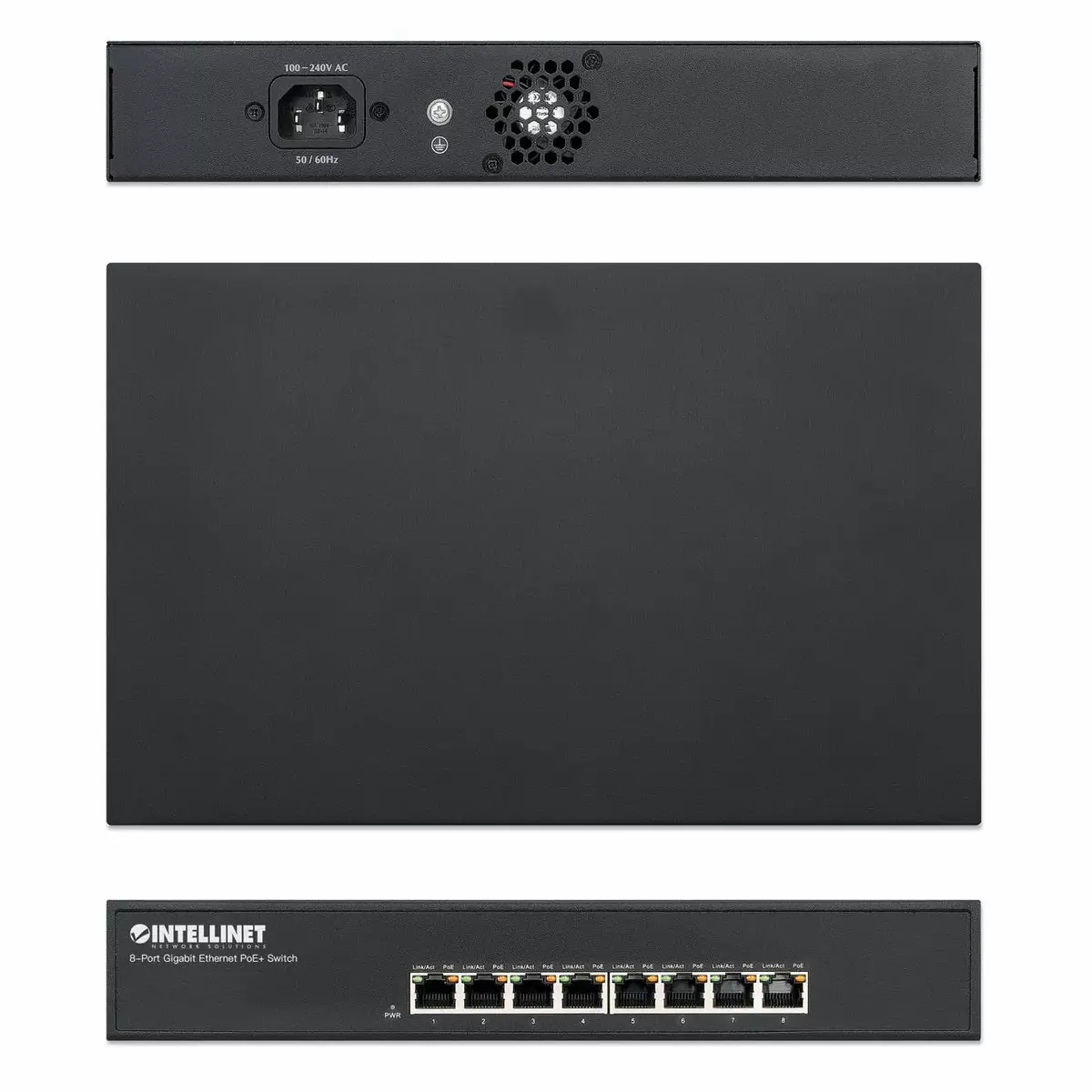 PoE Switch Intellinet 8-Port Gigabit Ethernet 560641 Photo 5