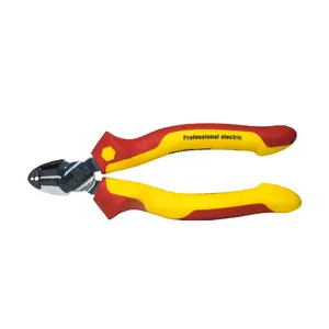 Hand cable cutter Wiha 26745 — steel construction, 160 mm length, red/yellow handle