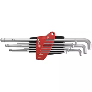 Hex Key Wrench Set wiha 369TS9, 9-piece hex key set, metric L-keys