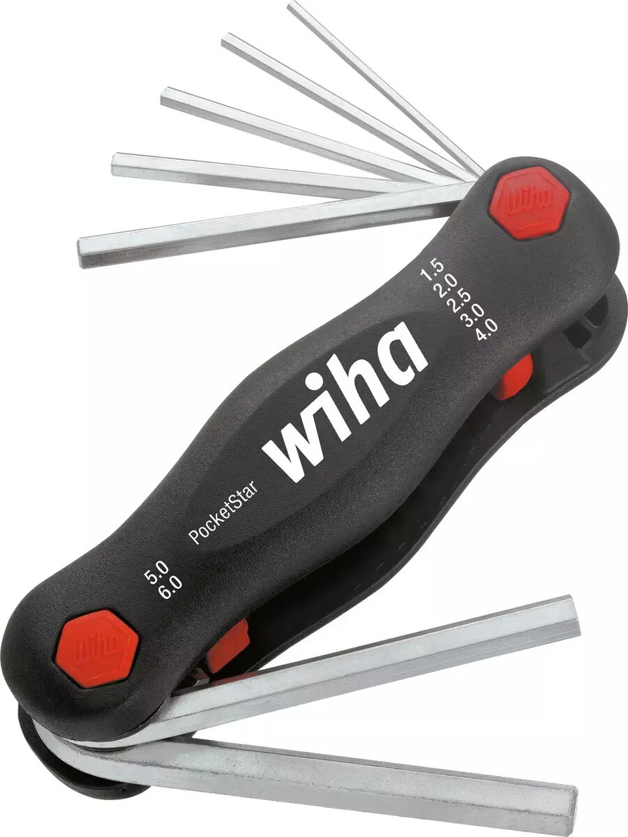 Wiha 23037 Sešstūra stieņatslēgu komplekts 7