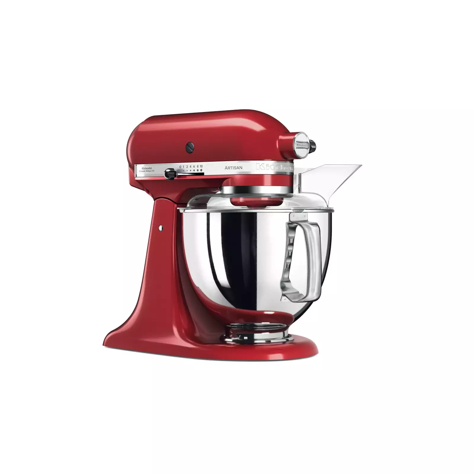 220 Volt KitchenAid 5KSM175PSEER Artisan Stand Mixer - Empire Red