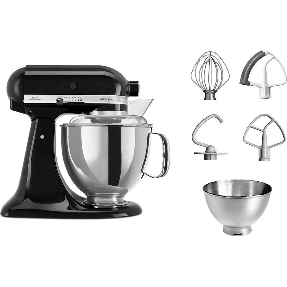 KitchenAid Artisan Stand Mixer Black 300W Photo 15