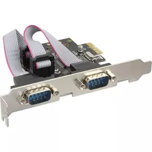 InLine Interface Card 2x Serial 9 Pin PCIe InLine 76619C