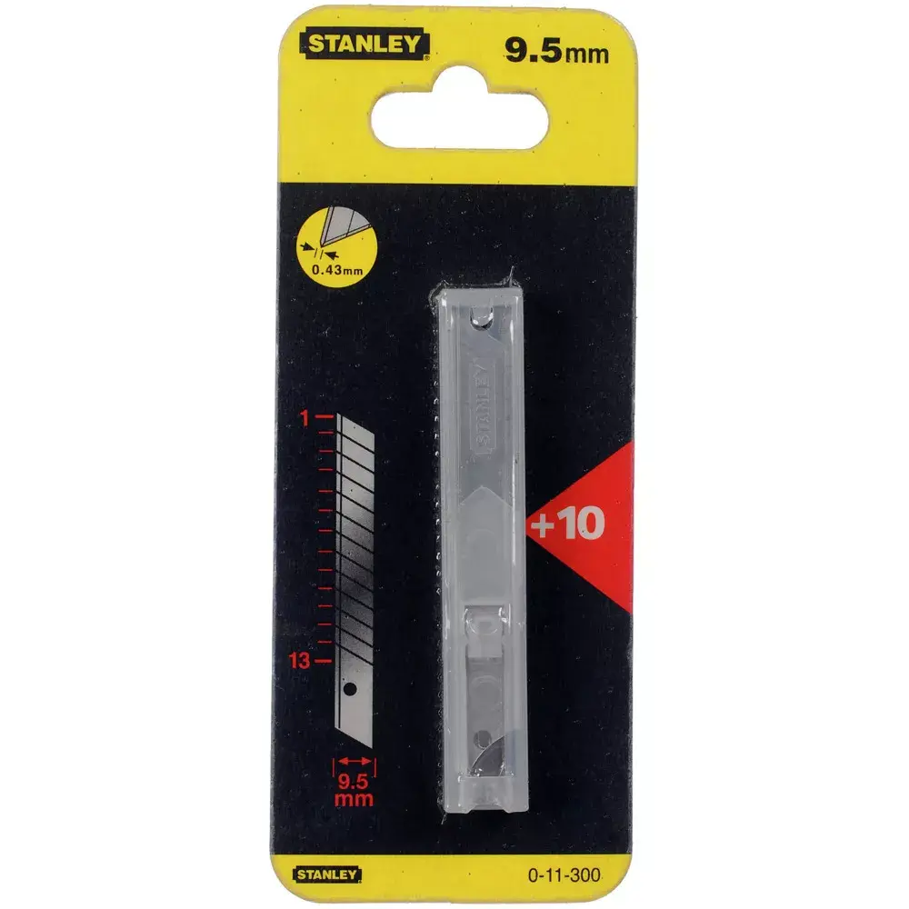 Snap-Off Knife Blades Stanley 9mm 0-11-300 Photo 2