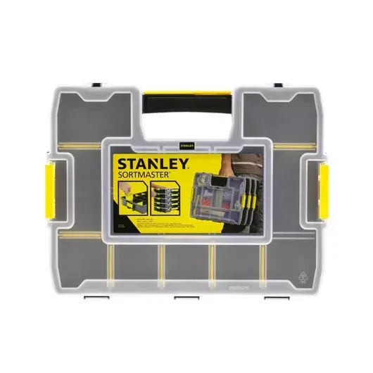 Коробка для мелких деталей Stanley Sortmaster Junior Blk/Yel Photo 2