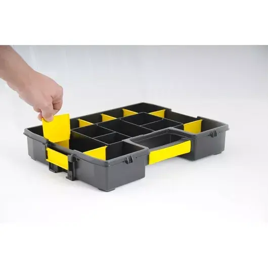 Коробка для мелких деталей Stanley Sortmaster Junior Blk/Yel Photo 10