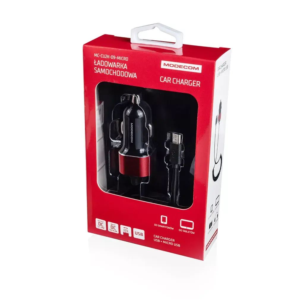 MODECOM MC-CU2K-09-MICRO car charger 12–24V 1×USB Photo 6