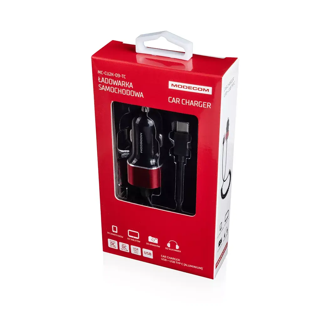 Авто зарядное MODECOM MC-CU2K-09-TC USB/USB-C Photo 6