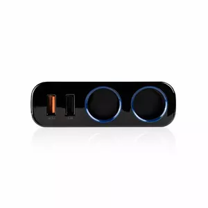 Car Charger MODECOM ZT-MC-CG2U2Q-11 — USB dual-port vehicle charger
