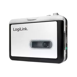 LogiLink UA0281 kasešu magnetola 1 deka (-s) Melns, Balts