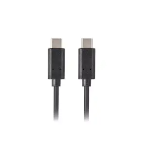 USB cable USB 2.0 Lanberg CA-CMCM-10CU-0018-BK 1.8 m USB C Black