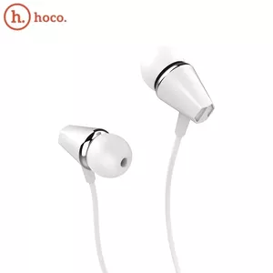 Hoco M34 Honor Music Universal In-Ear Headset 3.5mm with Microphone and Remote on 1.2m Cable White