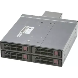 Diska nodalījuma panelis Supermicro CSE-M14TQC, melns, 147×201×41 mm, ar LED indikatoriem
