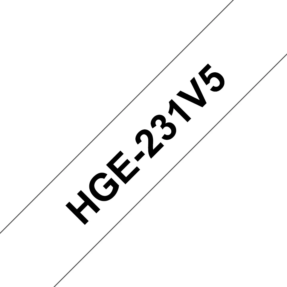 Marķēšanas lente Brother HGE-231V5 12mm x