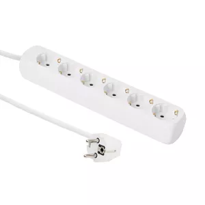 Удлинитель Microconnect GRU00615W 1.5м 6 AC розеток белый