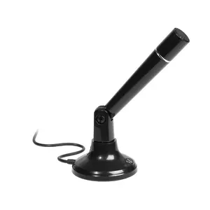 Interviju mikrofons TRACER Flex Black — vads, 3,5 mm spraudnis, 100–10000 Hz, kabelis 1.3 m