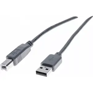 USB Cable Tecline 532409 USB 2.0 3m USB A USB B Grey