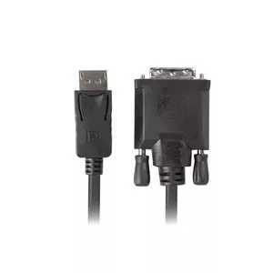Video cable adapter LANBERG DisplayPort to DVI-D CA-DPDV-10CU-0018-BK, 1.8 m, black