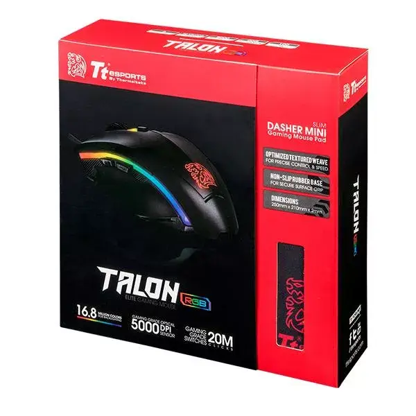 Мышь Thermaltake TALON ELITE RGB Photo 8