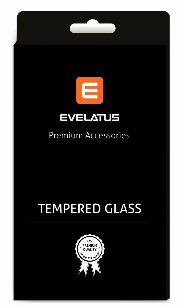 Evelatus 3D Black aizsargstikls priekš Samsung