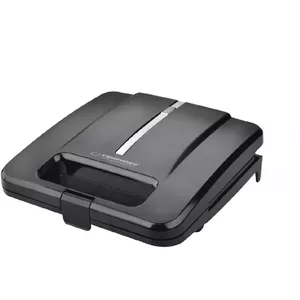 Sandwich maker ESPERANZA PARMIGIANO 1000 W — 4 sandwiches, black, non-stick plates