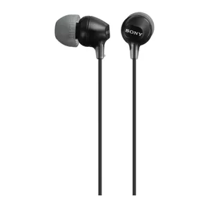 Sony MDR-EX15AP Austiņas Vadu Ausīs Zvani / mūzika Melns