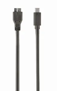 Gembird CCP-USB3-MBMCM-1M USB Kabelis USB-C uz Micro-USB B Vīrietis/Vīrietis 1 m Melns USB 3.2 Gen 1