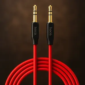 3.5mm Stereo Aux Cable HOCO UPA11, 1 m, Black