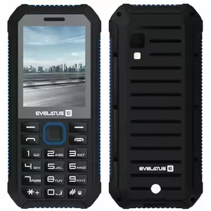 Feature phone Evelatus Samson DS Black Blue — Dual SIM, 2.4" display, 800 mAh battery