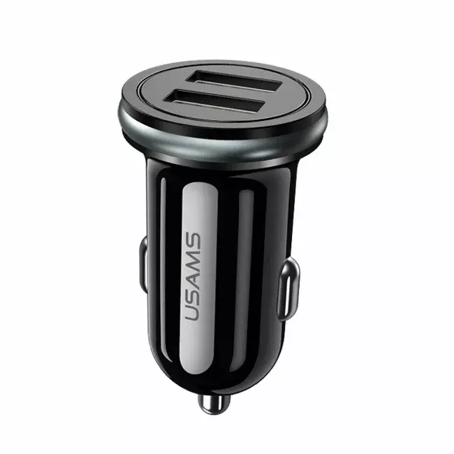 Авто зарядное usams US-CC050 — 2 USB, 2.4A Photo 3