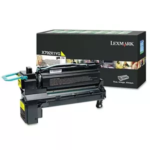 Тонер Lexmark X792X1YG Высокой ёмкости 15000 страниц Желтый