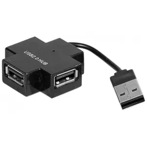 Interface Hub CUC Exertis Connect 021111 USB 2.0 Black