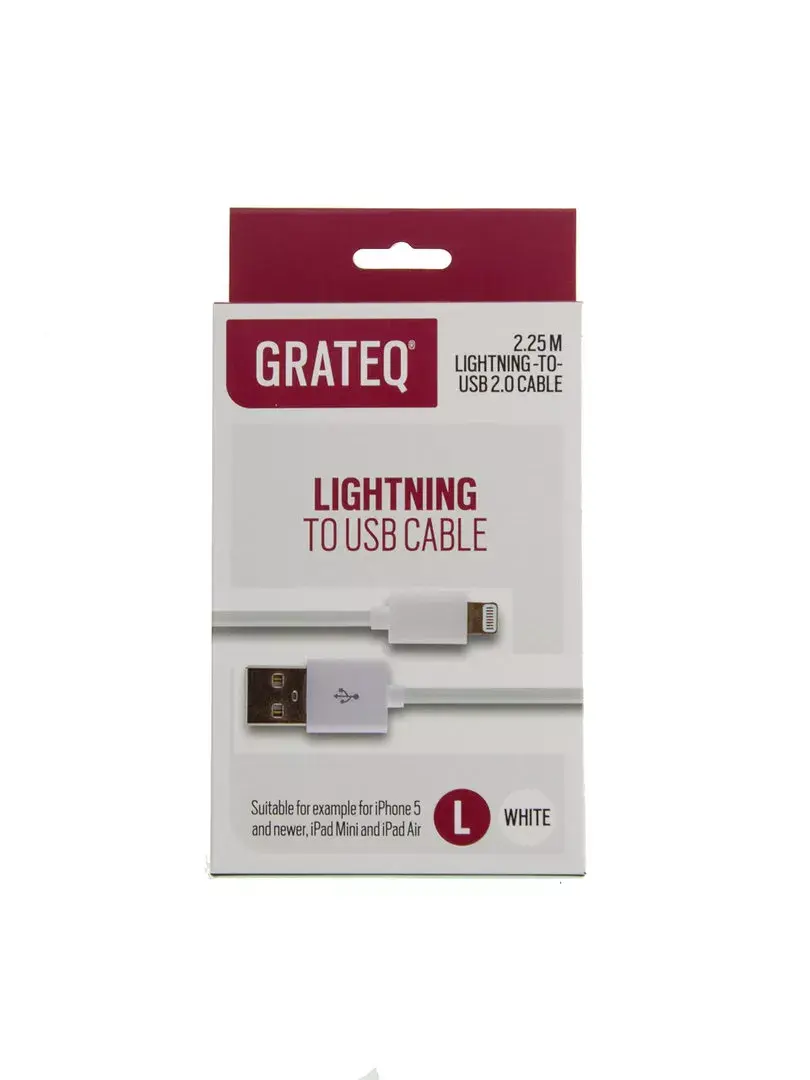 Кабель Lightning GRATEQ 85005 Photo 2