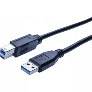 Hypertec 532467-HY USB kabelis 1,8 m USB 3.2 Gen 1 (3.1 Gen 1) USB A USB B Melns