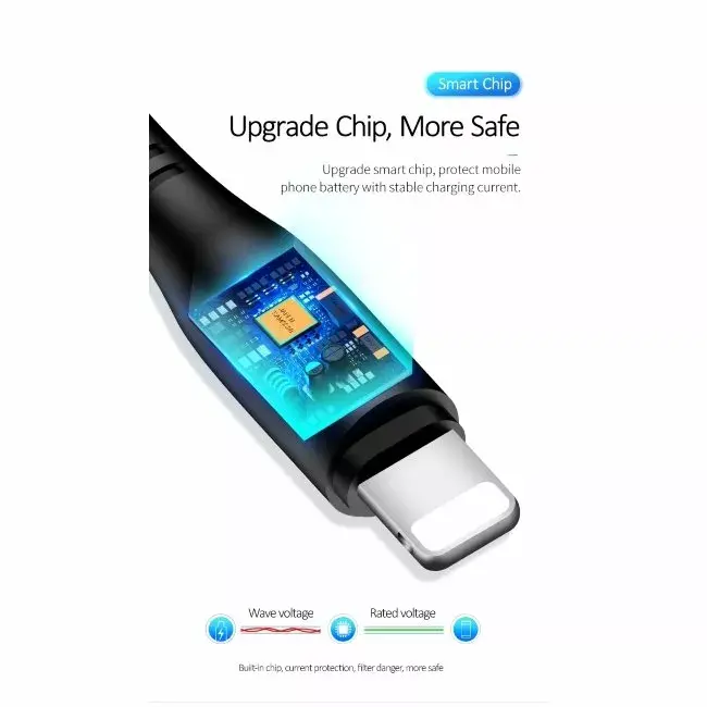 USB Lightning cable usams SJ266USB01 Photo 5