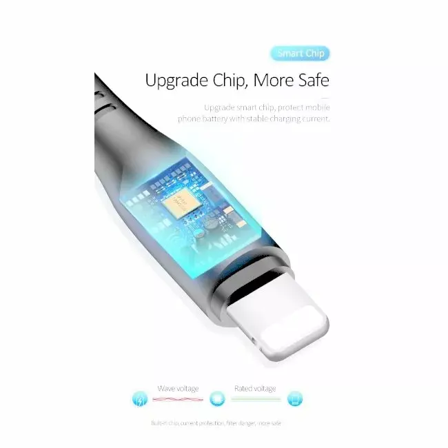 usams U18 Flexi USB–Lightning kabelis US-SJ266 Photo 5