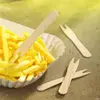 Fork Potato fork Wood Papstar PAP18201 Photo 2